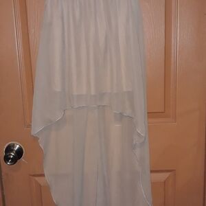 Bella D tan high low skirt size medium 5/$25